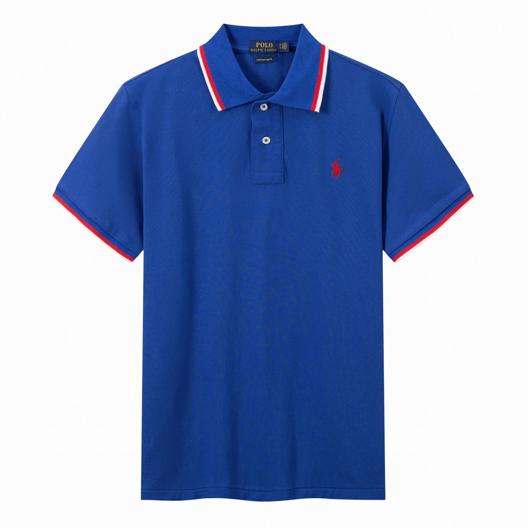 Custom Slim Fit Mesh Polo Shirt